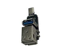 Répartiteur d'extension de type C vers USB 3.0 1 voie et module USB 2.0 2 voies 5 Gbit/s Vitesse de transfert pour ordinateur portable, tablette, économie d'espace USB C Dock