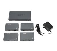 Répartiteur d'extension d'interface multimédia HD 1x4, prise en charge 1080P 60Hz, extension de 165 pieds de longueur, répartiteur d'extension de Transmission 100-240V, prise américaine