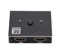 Répartiteur d'indicateur LED avec sortie 2 en 1 ou 1 entrée 2 sorties HDTV Commutateur double mode Splitter pour commutateur HDTV