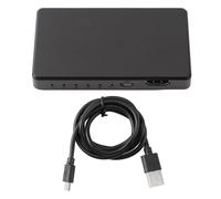 Répartiteur d'interface multimédia HD 4K 1x4 1 entrée 4 sorties, extension d'interface multimédia HD pour projecteurs PC noir