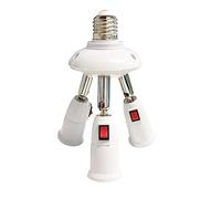 Répartiteur E27 2/3 / 4/5 têtes d ' ampoule LED, de lumière LED réglable, adaptateur de prise, de convertisseur, accessoire d ' éclairage, adaptateur de répartiteur de douille convertisseur