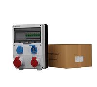Répartiteur électrique ECO S 1 x 32 A 1 x 16 A, 2 x 230 V Français/Système Belge prises Bals De La Construction Distributeur de courant murale Réparti