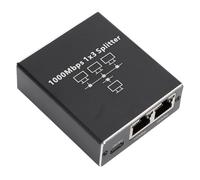 Répartiteur Ethernet 1 à 3, Répartiteur LAN Haute Vitesse 1000 Mbps Commutateur Réseau Répartiteur Internet Gigabit pour Câble Cat 6 7 8, Adaptateur Répartiteur USB C Portable