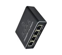 Répartiteur Ethernet 1 vers 2/3/4 haute vitesse 1000 Mbps convertisseur adaptateur pour routeurs écran d'ordinateur avec cordon d'alimentation USB
