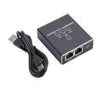 Répartiteur Ethernet 1 vers 2/3/4 haute vitesse 1000 Mbps convertisseur adaptateur pour routeurs écran d'ordinateur avec cordon d'alimentation USB