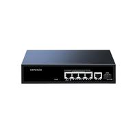 Répartiteur Ethernet Commutateur PoE 2.5G, 5 Ports, 2500Mbps, 10G, SFP +, Emplacement 65W, IEEE802.3af/at, for WiFi 6e AP, Téléphone VoIP, Surveillance, Caméra POE
