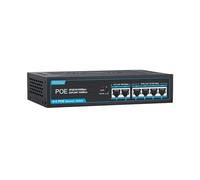Répartiteur Ethernet Commutateur POE 4 POE + 2 Liaison Montante, Réseau Ethernet Rapide 100Mbps, Série D'isolation VLAN 250M, Connexion d'alimentation for Caméra IP/AP sans Fil