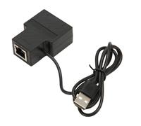 Répartiteur Ethernet Gigabit haut débit RJ45, adaptateur répartiteur Internet 100 Mbps pour connecter simultanément deux appareils,