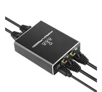 Répartiteur Ethernet haute vitesse 1 vers 2/3/4 RJ45 adaptateur pour transfert de données rapide 2/3/4 appareils simultanément réseau Plug and Play Ethernet adaptateur