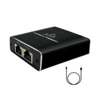 Répartiteur Ethernet, répartiteur Ethernet 1 vers 3, taux de transfert de 1 000 Mbit/s ou l'un ou l'autre répartiteur réseau, répartiteur Ethernet 1000 Mbit/s avec charge USB pour connecter plusieurs