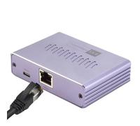 Répartiteur Ethernet - Répartiteur LAN 1 à 4 pour Ethernet | Adaptateur de routeur Gigabit Haute Vitesse - Accessoires à Faible Latence pour bibliothèque, PC, caméra, Box TV, Maison, Salon