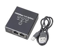 Répartiteur Ethernet RJ45 1 vers 2/1 à 3/1 à 4 haute vitesse 1000 Mbps pour améliorer la maison ou le bureau