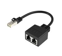 Répartiteur Ethernet RJ45 1 vers 2 commutateurs Ethernet 1000 Mbps 2 ports RJ45 Adaptateur répartiteur réseau à vitesse rapide