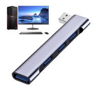 - Répartiteur, Extenseur Multiport à 4 Ports | -Adaptateur 3.0, Répartiteur 4 Ports -Expandeur pour Ordinateur Portable, Lecteur, Console, imprimante, Appareil Photo, clés
