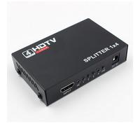 Répartiteur HDMI 1 en 4, haute qualité, Full HD 1080P, 4 Ports, amplificateur répéteur Hub avec alimentation 5V DC