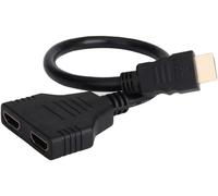 Répartiteur HDMI 1 entree 2 sorties,HDMI splitter 1 in 2 out,doubleur HDMI,multiprise HDMI,double HDMI,multi HDMI,hub HDMI,Permet de diviser Un Signal vidéo numérique