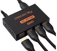 Répartiteur HDMI 1 entrée 4 sorties 4K 3D 1080p HDMI 1 vers 4 voies Hub 1 x 4 câble pour PS4, Xbox, LED, LCD, DVD, lecteur, HDTV, projecteurs