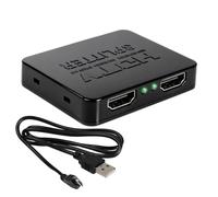 Répartiteur HDMI 1 vers 2 Sorties 4K - Double Hdmi Pc Double Ecran, Hub HDMI Double pour Écrans TV, Projecteurs, PC et Consoles - Splitter Facile à Utiliser