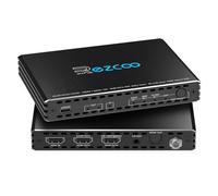 Répartiteur HDMI 2.1 1 entrée 2 sorties 4K @ 120Hz VRR ALLM Dolby Vision Atmos HDCP 2.3 1x2 avec sortie audio optique et L/R, gestion EDID, descente 4K à 1080p pour PS5/Xbox/TV/projecteur