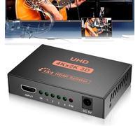 Répartiteur HDMI 4K 1 en 4 sorties : répartiteur HDMI simultané 4 moniteurs HDMI,répartiteur HDMI 1 x 4 prend en charge 4K HD,répartiteur audio vidéo HDMI prend en charge HD TV Xbox PS3/4 lecteur