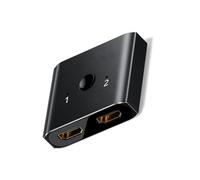 Répartiteur HDMI 4K @ 60 Hz/8K60 Hz - Commutateur bidirectionnel compact pour téléviseurs, consoles de jeux, ordinateur portable 2 en 1 - Bidirectionnel