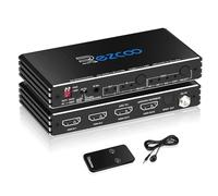 Répartiteur HDMI 4K 60 Hz ARC/eARC pour barre de son - Commutateur HDMI Bi-Direction 1 In 2 Out or 2 entrées vers 2 sorties SPDIF 5.1CH Breakout D-olby Vision Atmos HDR CEC HDCP2.2 Scaler 4K 1080 pour