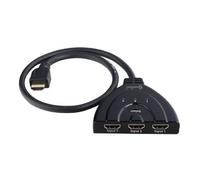 Répartiteur HDMI - GENERIQUE - 3x1 - 1080p Full HD - Commutation automatique - Noir