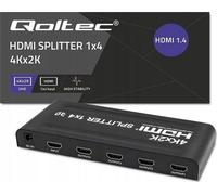 Qoltec 51798 Répartiteur HDMI actif 4 x HDMI 4K x 2K 3,4 Go/s