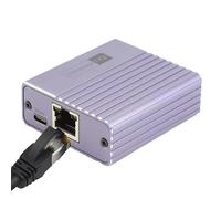 Répartiteur LAN | Répartiteur LAN 1 à 4 pour Ethernet - Adaptateur Routeur Gigabit Haute Vitesse Accessoires à Faible Latence pour la bibliothèque Le PC la caméra la TV Box la Maison et Le Salon