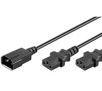 MicroConnect - Répartiteur d'alimentation - alimentation (M) pour alimentation (F) - 1.8 m