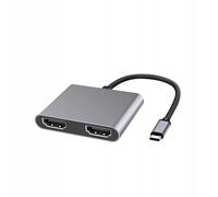 Répartiteur MicroConnect USB-C vers HDMI femelle x2