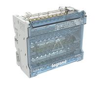 Répartiteur modulaire tétrapolaire 40A 12 départs à barreaux étagés 6 modules LEGRAND