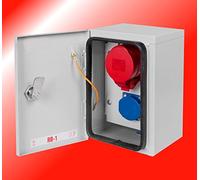 Répartiteur mural de chantier, distributeur de courant IP-54, étanche 16 A