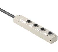 Répartiteur passif 4 voies M12 filetage métal Weidmüller SAI-4-F 4P M12 L 5M 1070650000 1 pc(s)