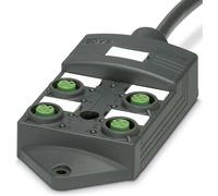 Répartiteur passif M12 filetage en plastique Phoenix Contact SACB-4/ 4-10,0PUR SCO P 1452408 1 pc(s)