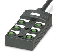 Répartiteur passif M12 filetage en plastique Phoenix Contact SACB-6/12- 5,0PUR SCO P 1452482 1 pc(s)