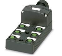 Répartiteur passif M12 filetage en plastique Phoenix Contact SACB-6/ 6-L-C SCO P 1452822 1 pc(s)