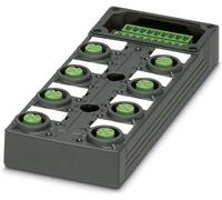 Répartiteur passif M12 filetage en plastique Phoenix Contact SACB-8/16-L-C GG SCO P 1452916 1 pc(s)