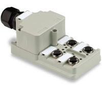 Répartiteur passif pour capteurs/actionneurs Weidmüller SAI-4-M 4P M12 1705920000 Contenu: 1 pc(s)