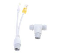 Répartiteur PoE à trois voies avec connecteur RJ45 pour l'installation de caméras de sécurité et la surveillance de réseaux
