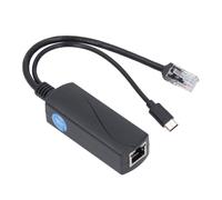 Répartiteur PoE Gigabit pour Pi 5 & 5B, Adaptateur PoE vers USB C, 5V 4A Type C, IEEE802.3af/at Conforme, Haute Vitesse 1000Mbps Puissance sur Ethernet Splitter pour RaspberryPi