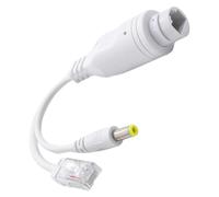 Répartiteur PoE YUPEIUKLIaw 24 V vers 12 V, étanche, pour extérieur, Compatible avec Les caméras de sécurité et Les réseaux.