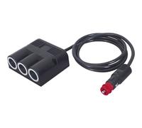 Pro Car Répartiteur pour allume-cigare 67611500 – 3 prises – Courant max 16 A