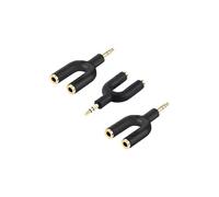 Répartiteur pour casque audio (lot de 3), compatible avec les casques, les appareils Samsung et LG,