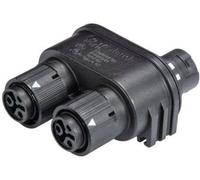 Répartiteur pour connecteur rond Wieland Electric 46.030.1253.1 Nombre total de pôles: 2 + PE Série (connecteur rond): RST® MINI 1 pc(s)