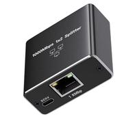 Répartiteur réseau Gigabit RJ45 à double port avec alimentation USB pour un accès Internet sans interruption, concentrateurs alimentés par USB efficaces