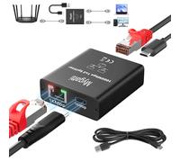 Répartiteur réseau1 vers 2(RJ45 in,RJ45+Type C Out),1000 Mbps répartiteur Ethernet(Travail simultané),Utilisez Un câble de données USB-C pour Vous connecter à Internet,pour Ordinateur Portable etc.