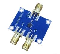 Répartiteur RF 5-8 GHz - Adaptateur de type F - Faible perte - Diviseur de signal d'isolation élevé pour systèmes d'antenne TV - Unité PCB compacte bleue