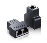 Répartiteur RJ45 1 à 2, adaptateur Ethernet, extension de câble réseau Internet, coupleur de connecteur RJ45 pour PC TV Box routeur-