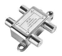 Répartiteur SAT/BK 5-2400 MHz 3 voies (3 voies) pour TV et radio, HDTV/UHD 4K, DVB-S/S2, DVB-T/T2, DVB-C/C2, répartiteur satellite 3 sorties
